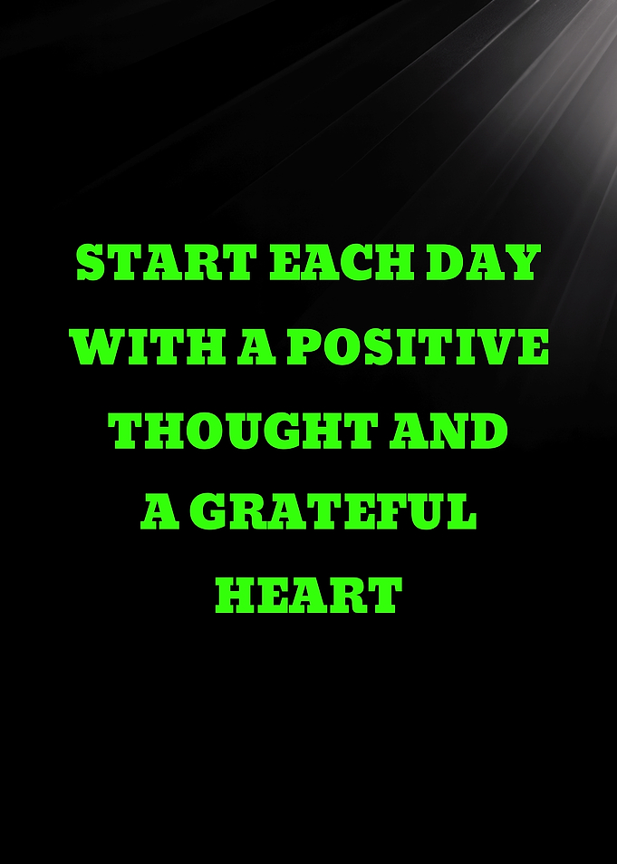 Inspirational Quote on Black Background