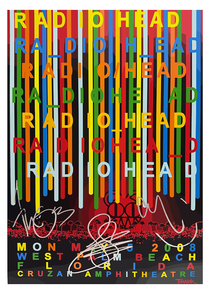 Radiohead Concert Poster