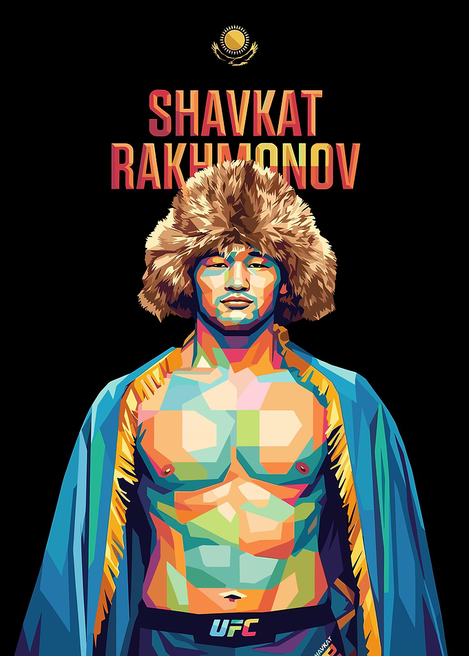 Shavkat Rakhmonov WPAP Portrait