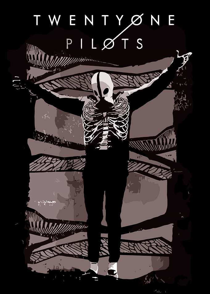 Twenty One Pilots Skeleton Clique Art
