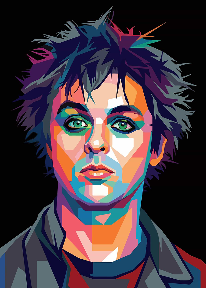 Billie Joe Armstrong Pop Art Portrait