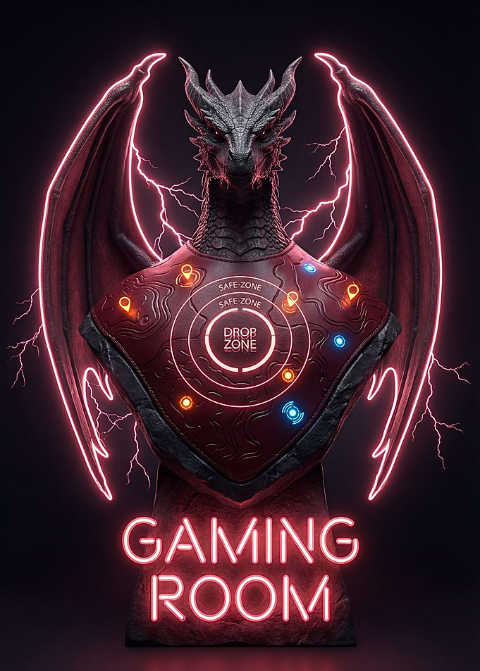 Dragon Gaming Room Neon Sign