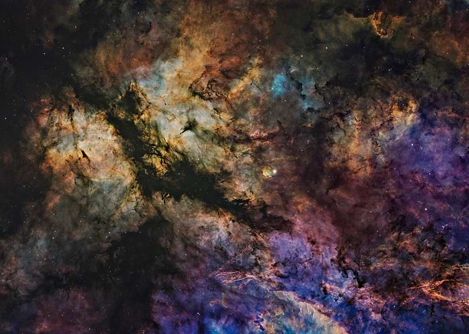 Vibrant Nebula in Deep Space
