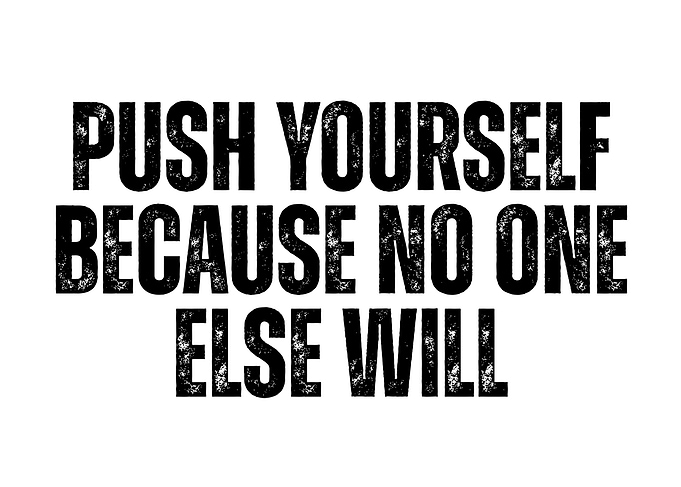Motivational Quote Text Art