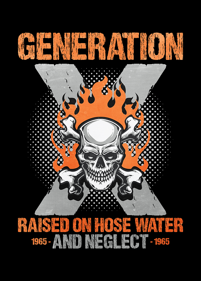Generation X Skull and Flames