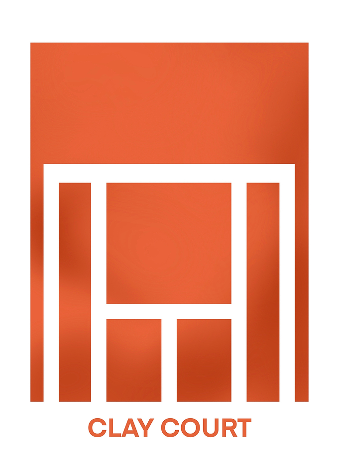 Clay Court Tennis Court Logo