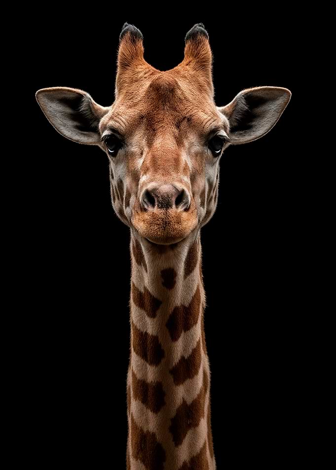 Close-up of a Giraffe's Face