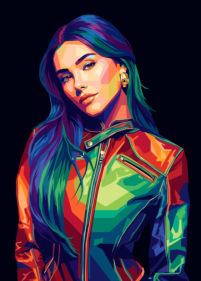 Pop Art Portrait of a Madison Beer