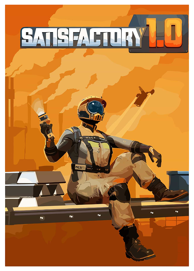 Satisfactory 1.0 Game Art