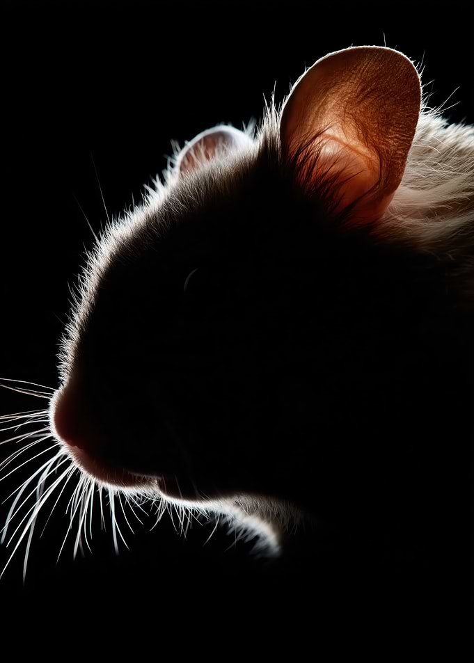 Close-up of a Hamster's Profile
