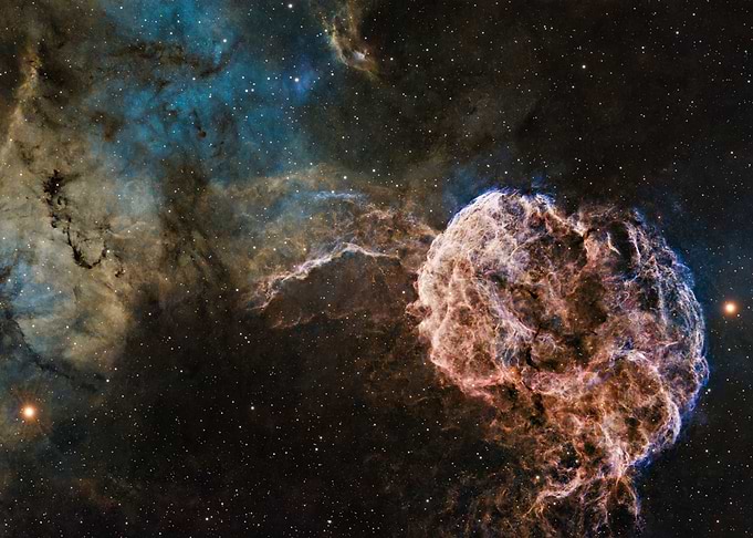 Jellyfish Nebula in Deep Space