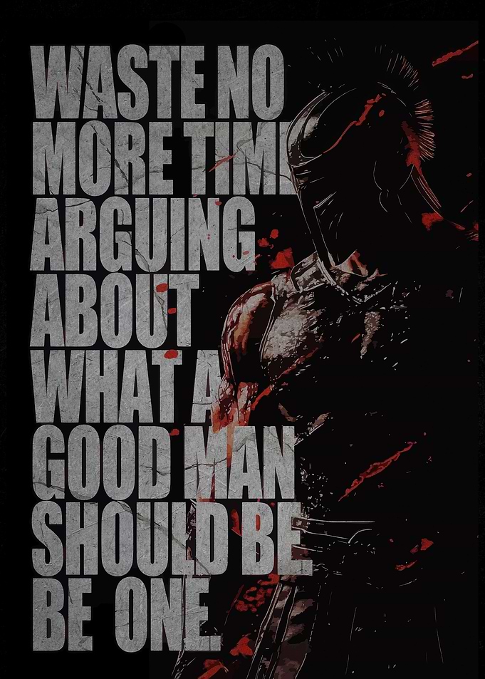 Spartan Warrior Quote Poster