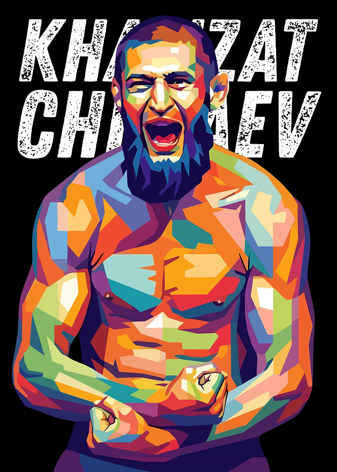 Khamzat Chimaev WPAP Art