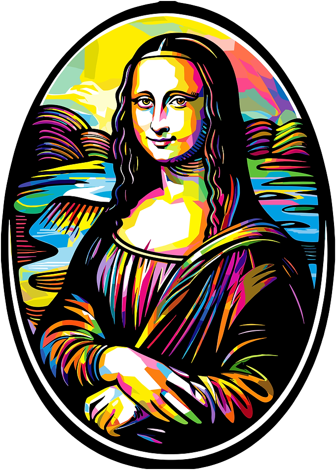 Pop Art Mona Lisa