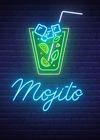 Neon Mojito Sign