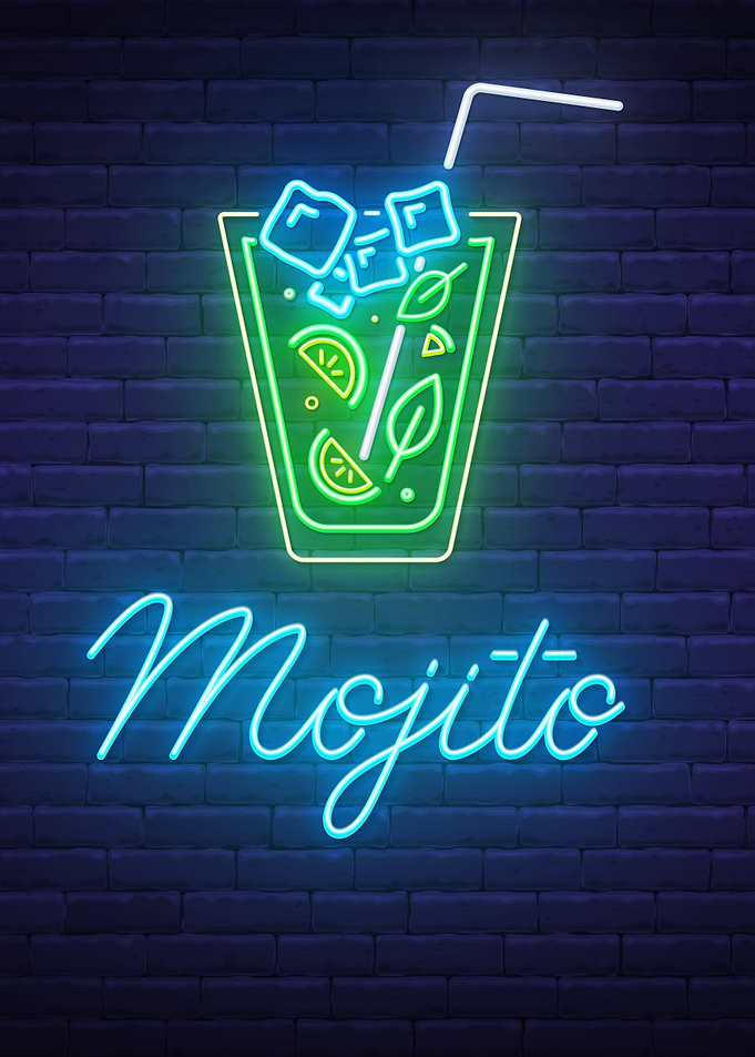 Neon Mojito Sign