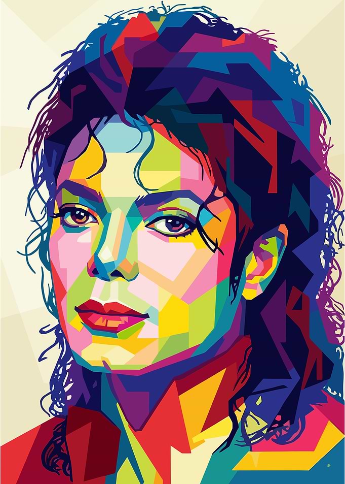Michael Jackson Pop Art Portrait