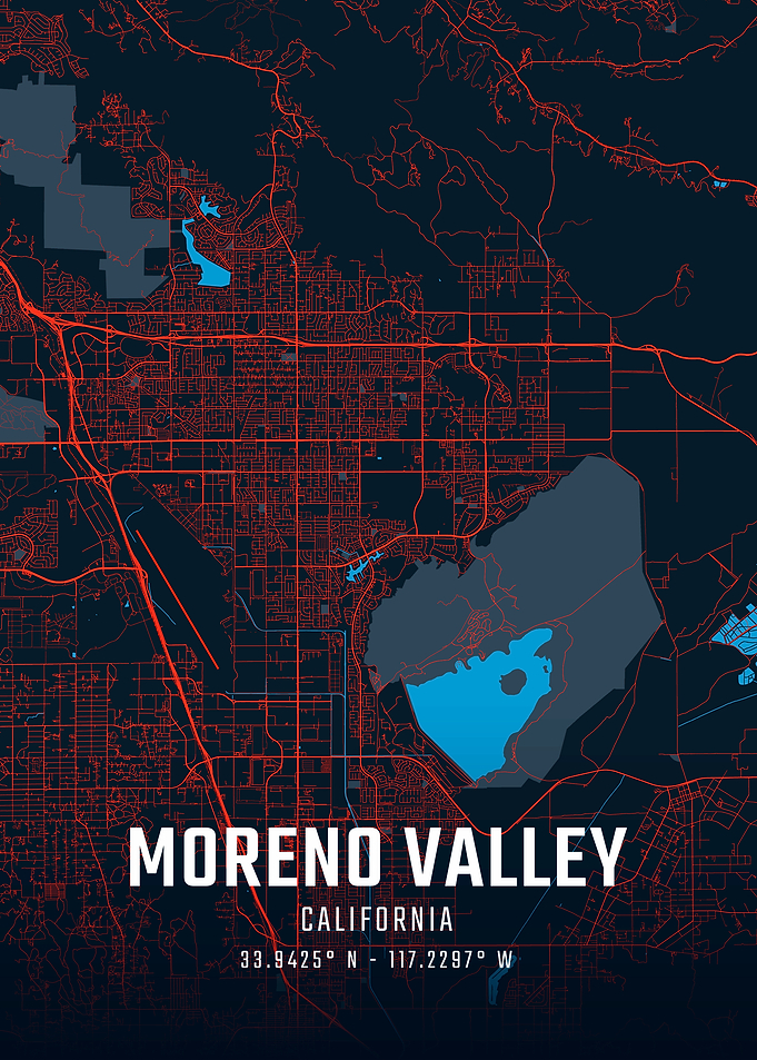 Moreno Valley City Map