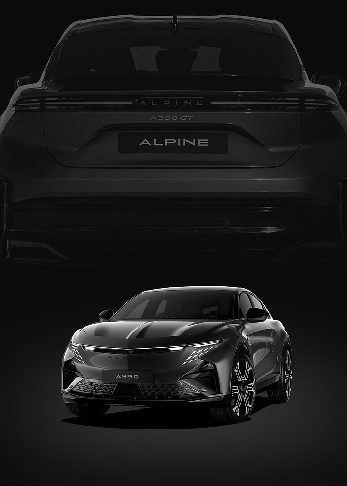 Black Alpine A390 GT