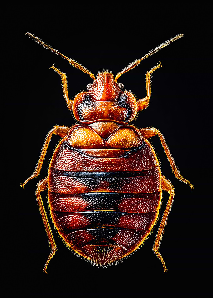 Detailed Bed Bug Macro Photography