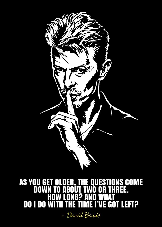 David Bowie Quote Art