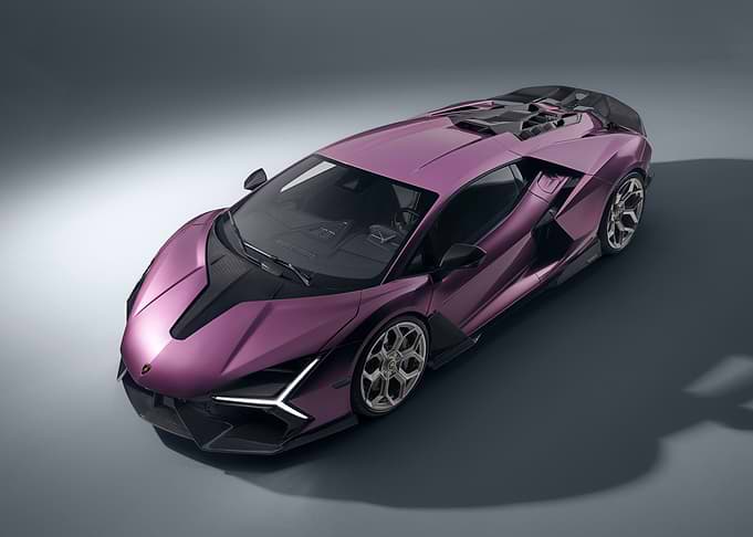 Purple Lamborghini Hypercar