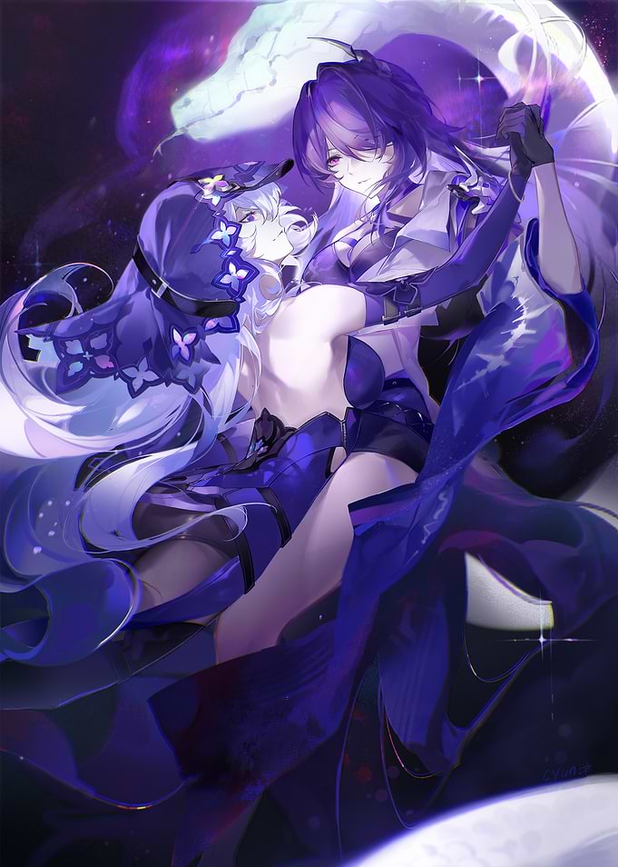 Honkai Star Rail Acheron And Black Swan