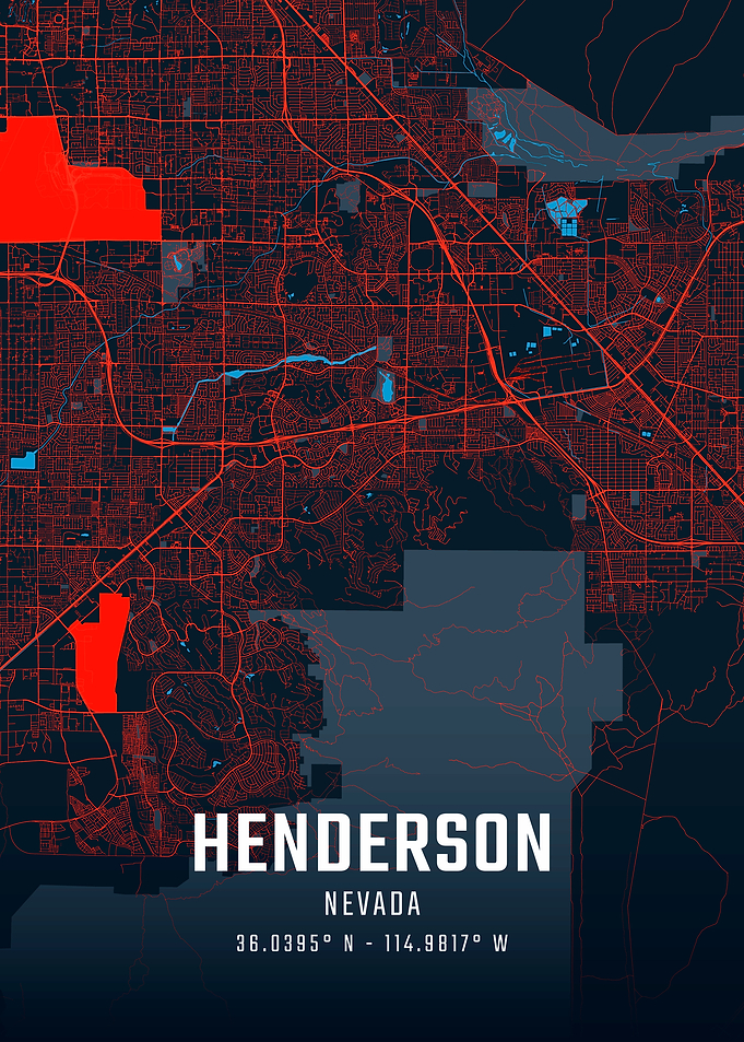 Henderson Nevada City Map