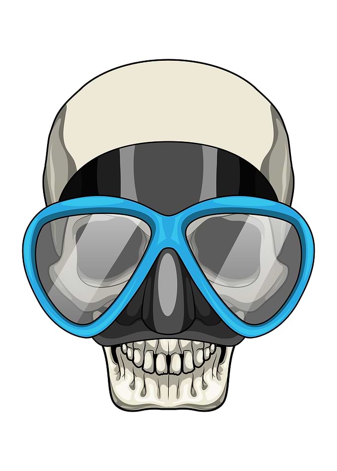 Skull Swimming Swimming goggles
