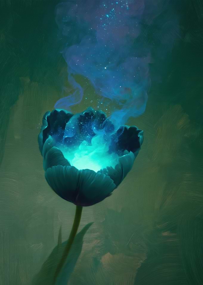 Magical Glowing Tulip