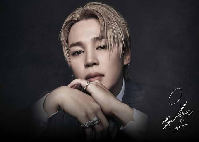 Jimin of BTS in a Suit