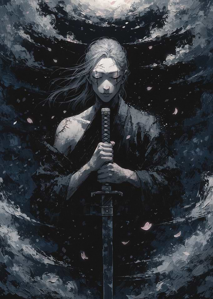 Samurai Warrior with Katana