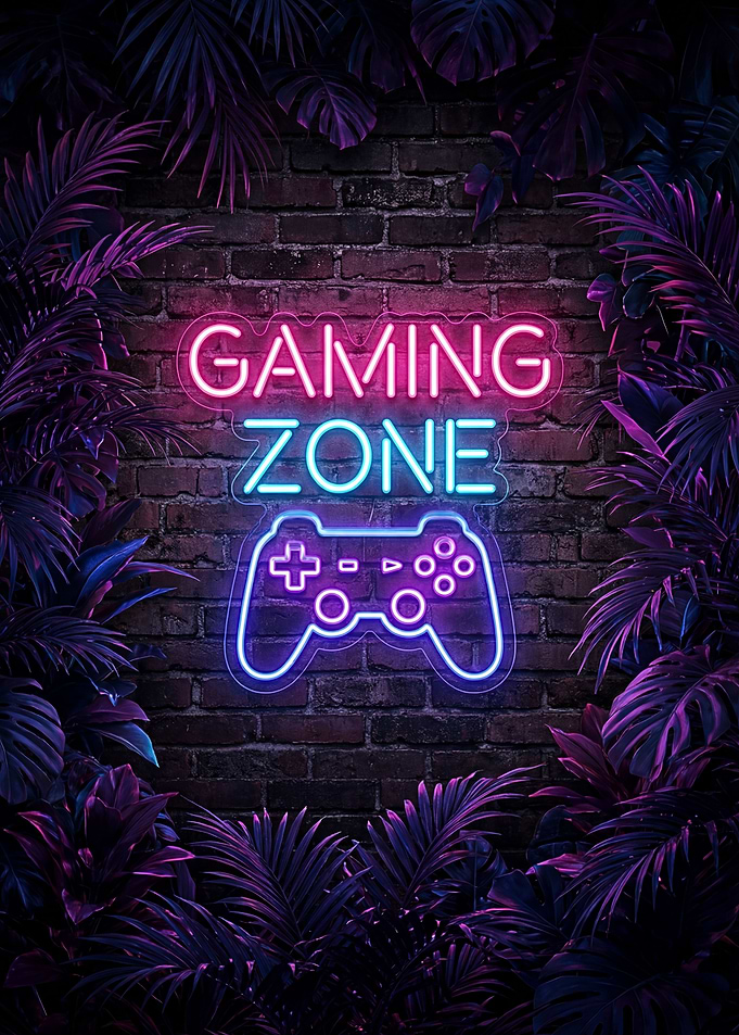 Gaming Zone Neon Sign