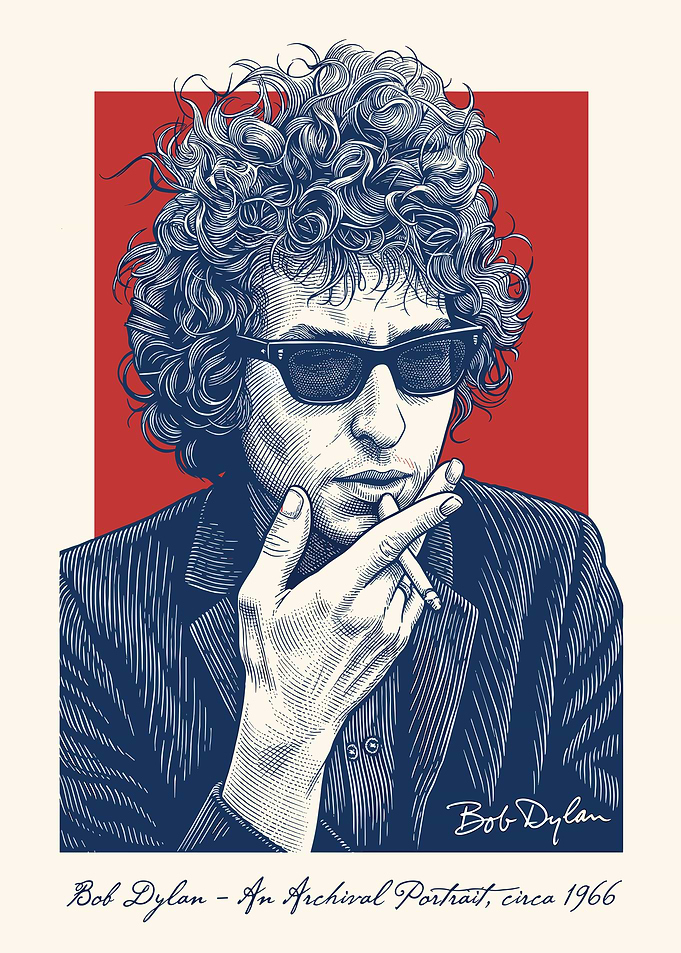 Bob Dylan Archival Portrait