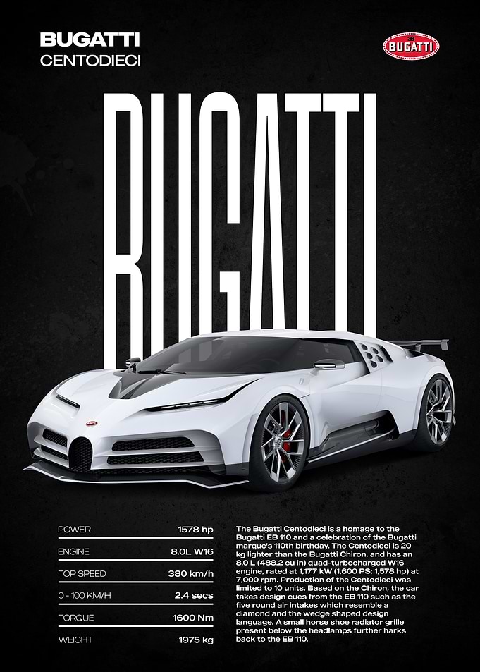 Bugatti Centodieci Supercar