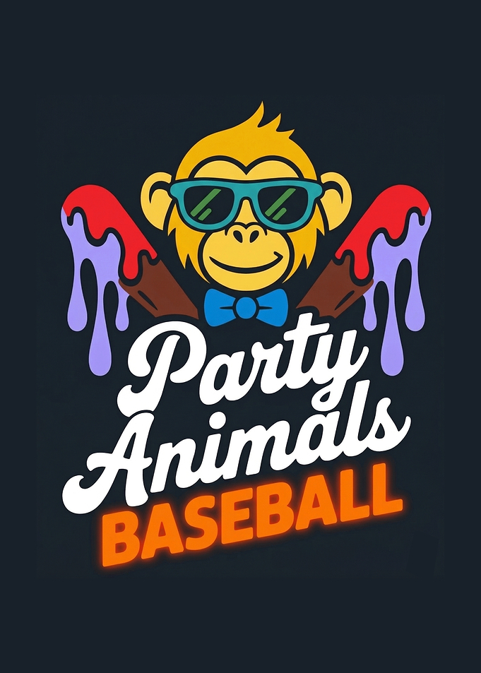 Party Animals Baseball Logo
