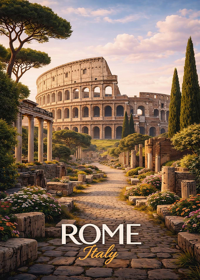 Colosseum in Rome, Italy