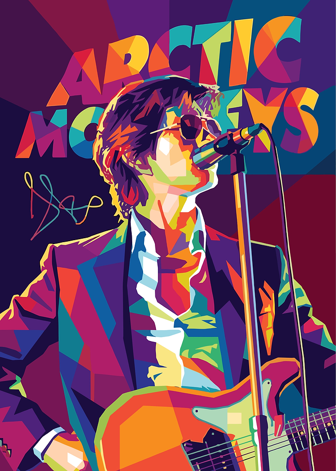 Arctic Monkeys Pop Art Portrait
