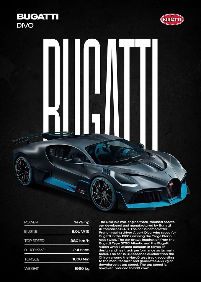 Bugatti Divo Sports Car