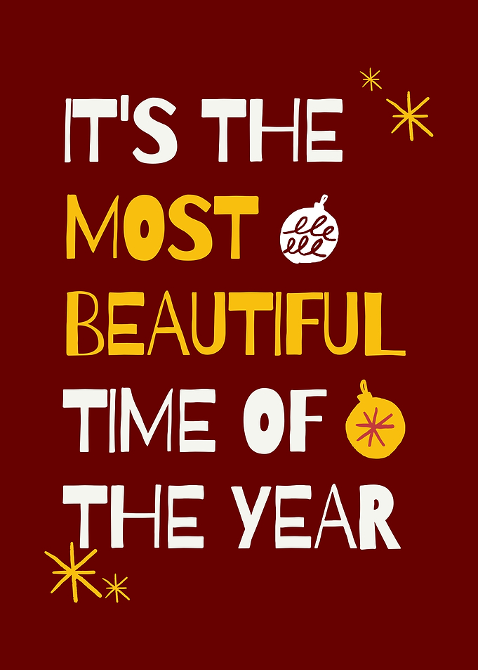 Christmas Time Text Art