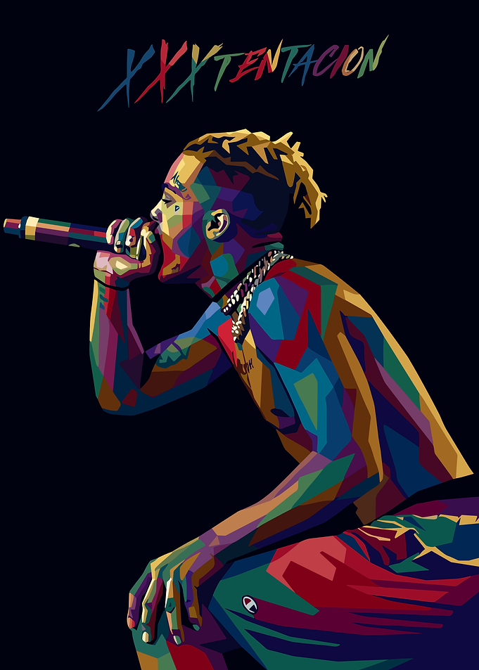 XXXTentacion Pop Art Portrait