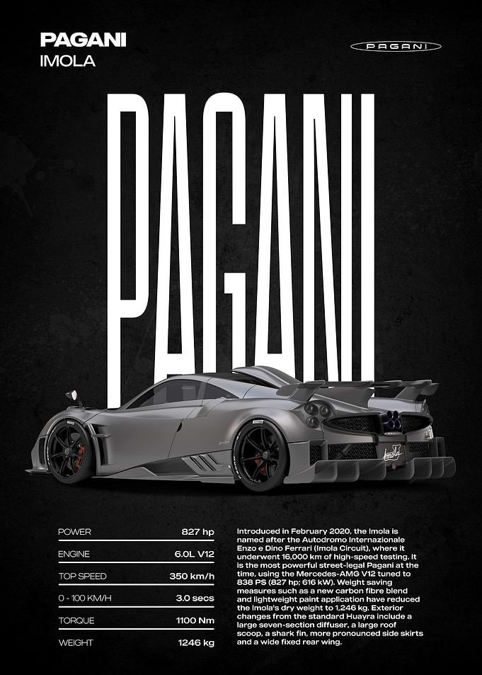 Pagani Imola Supercar