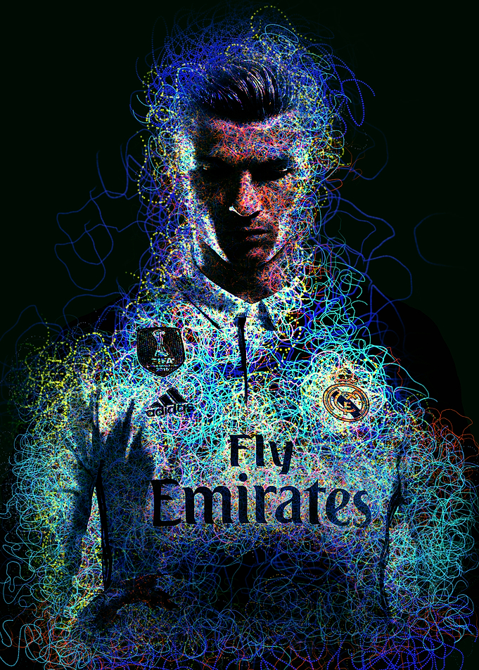 Cristiano Ronaldo Abstract Art