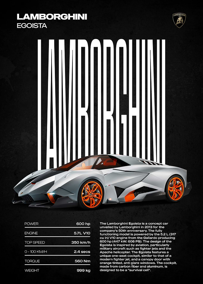 Lamborghini Egoista Concept Car
