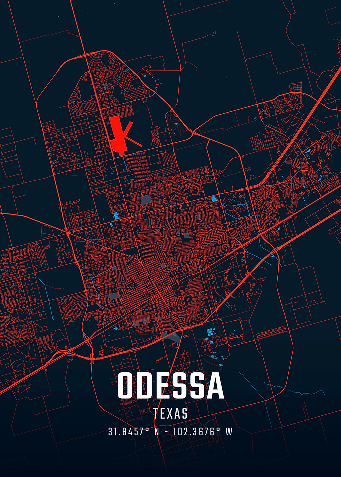 Odessa Texas City Map