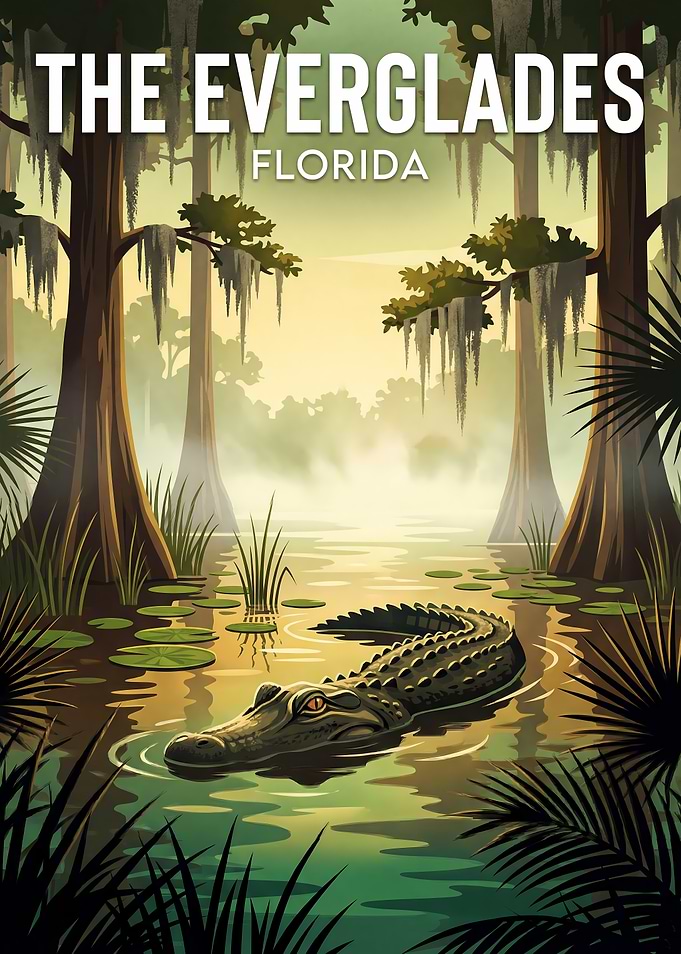 The Everglades Florida Alligator