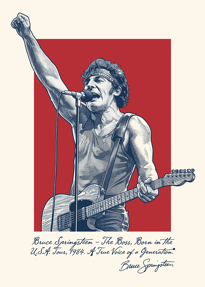 Bruce Springsteen Performing Live