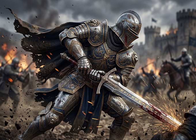 Knight in Battle