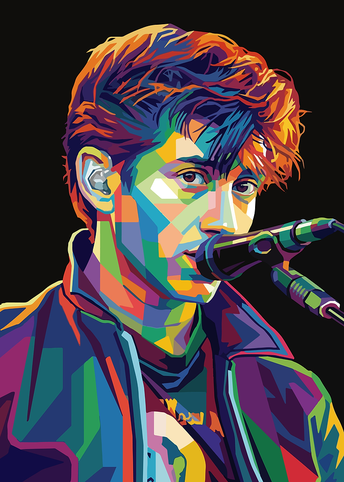 Alex Turner Pop Art Portrait