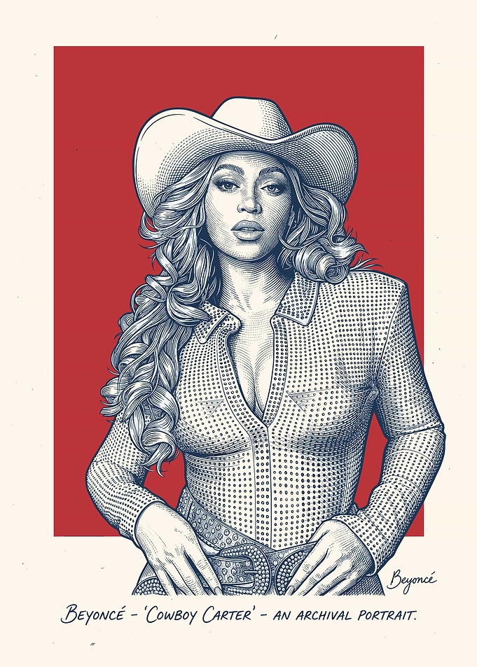 Beyoncé Cowboy Carter Portrait